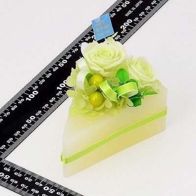 誕生日 フラワーケーキ プリザーブドフラワー グリーン