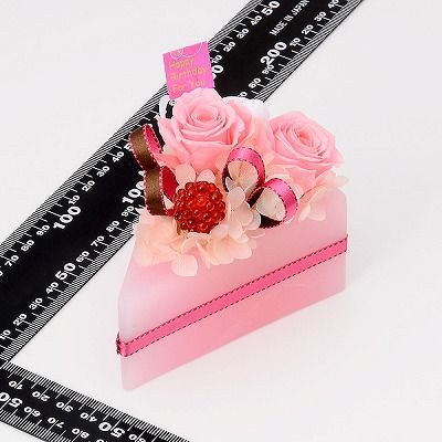 誕生日 フラワーケーキ プリザーブドフラワー ピンク