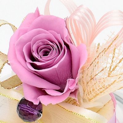 誕生石2月 プリザーブドフラワー