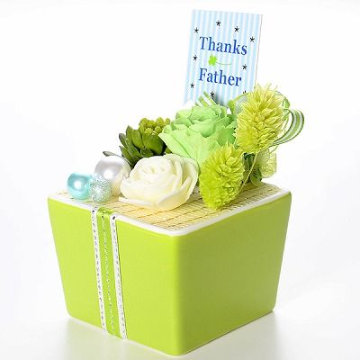 父の日 プリザーブドフラワー グリーン