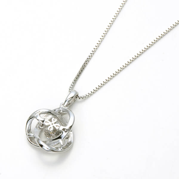 誕生日 人気ペンダント&プリザーブドフラワー セット