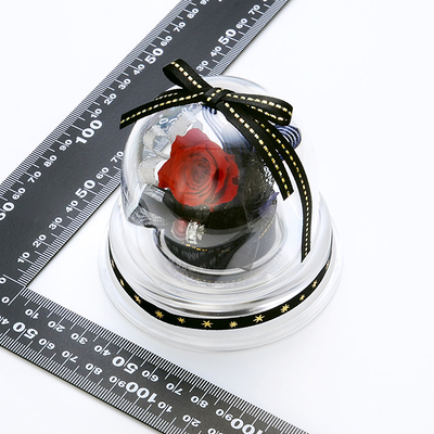 誕生日 プリザーブドフラワー ドームアレンジ 1月 ブラック