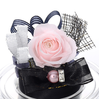 誕生日 プリザーブドフラワー ドームアレンジ 10月 ブラック