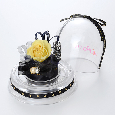 誕生日 プリザーブドフラワー ドームアレンジ 11月 ブラック