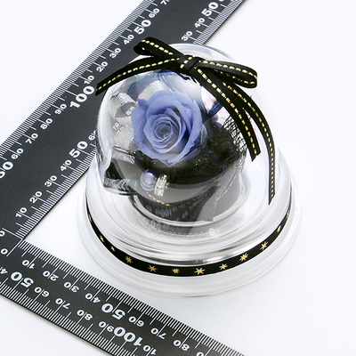 誕生日 プリザーブドフラワー ドームアレンジ 12月 ブラック