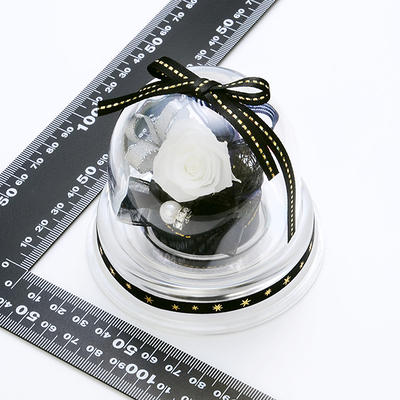 誕生日 プリザーブドフラワー ドームアレンジ 4月 ブラック