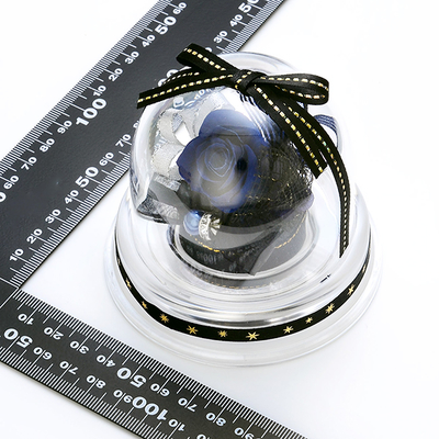 誕生日 プリザーブドフラワー ドームアレンジ 9月 ブラック