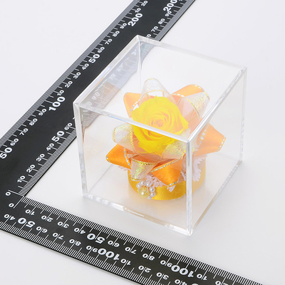 キューブ プリザーブドフラワー イエロー