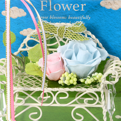 プリザーブドフラワー ケース入 4Color ベンチ