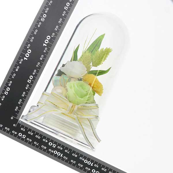 仏花 プリザーブドフラワー グリーン 包装付