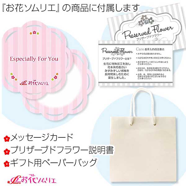 仏花 プリザーブドフラワー グリーン 包装付