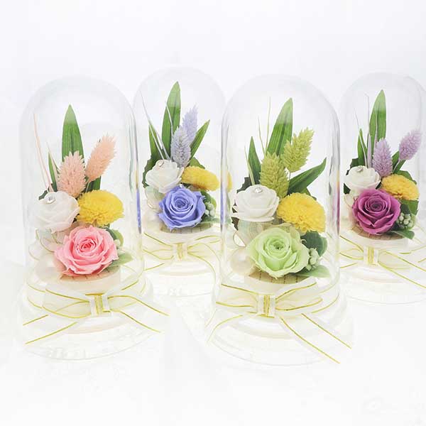 仏花 プリザーブドフラワー ピンク 包装付