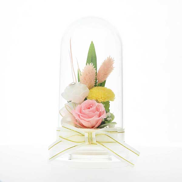 仏花 プリザーブドフラワー ピンク 包装付