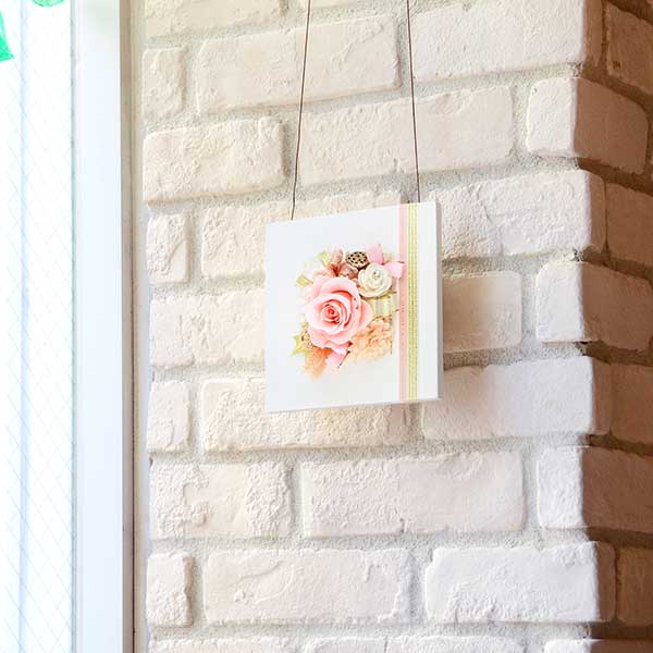 お祝い プリザーブドフラワー フレーム ホワイト×グリーン 「エレガント」