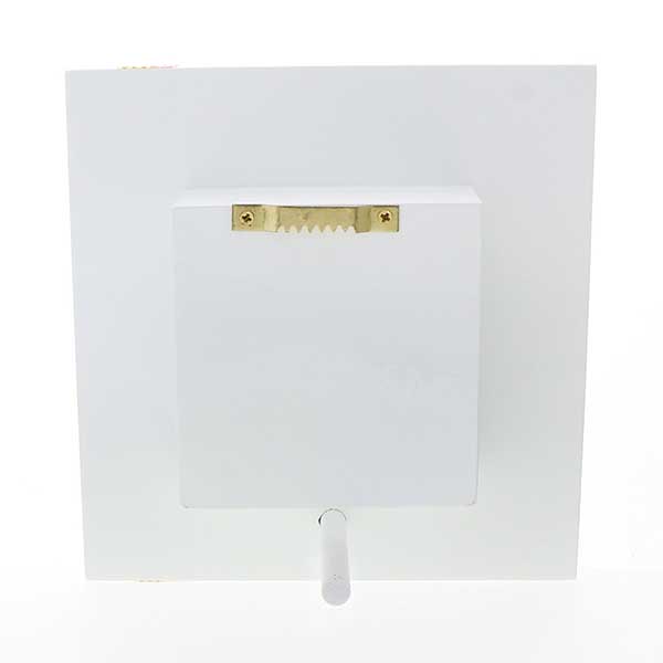 お祝い プリザーブドフラワー フレーム ホワイト×グリーン 「エレガント」