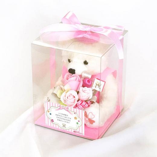 100歳 【百寿】 誕生日 長寿祝い ソープフラワー くま