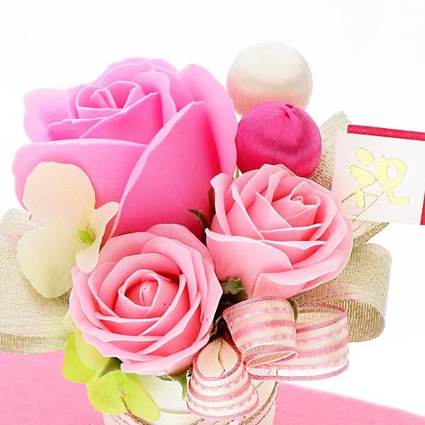 100歳 【百寿】 誕生日 長寿祝い ソープフラワー くま