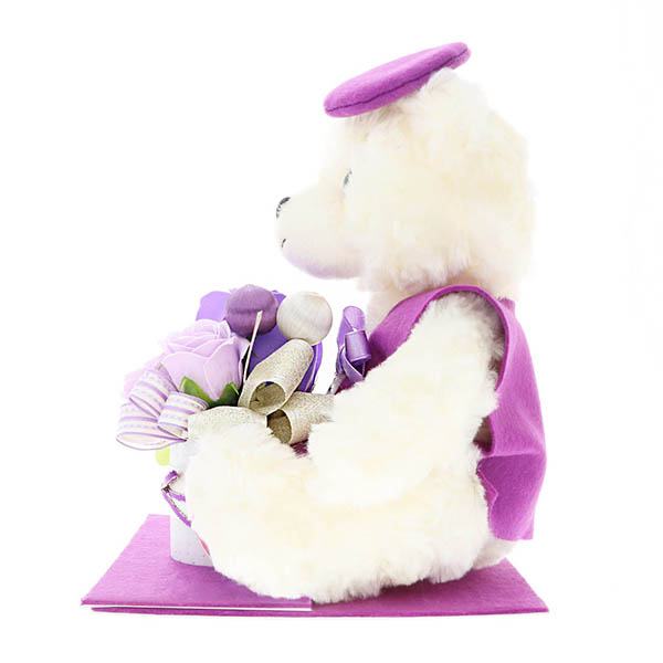 70歳 【古希】 77歳 【喜寿】 90歳 【卒寿】 誕生日 長寿祝い ソープフラワー くま