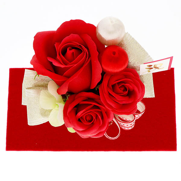 60歳 【還暦】 誕生日 定年退職 長寿祝い ソープフラワー くま