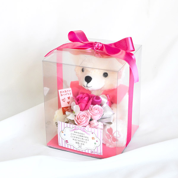 お母さんありがとう ソープフラワー ピンク