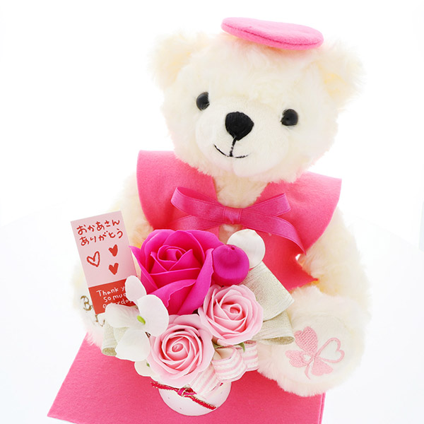 お母さんありがとう ソープフラワー ピンク