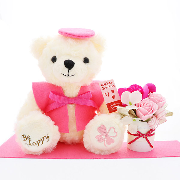 お母さんありがとう ソープフラワー ピンク