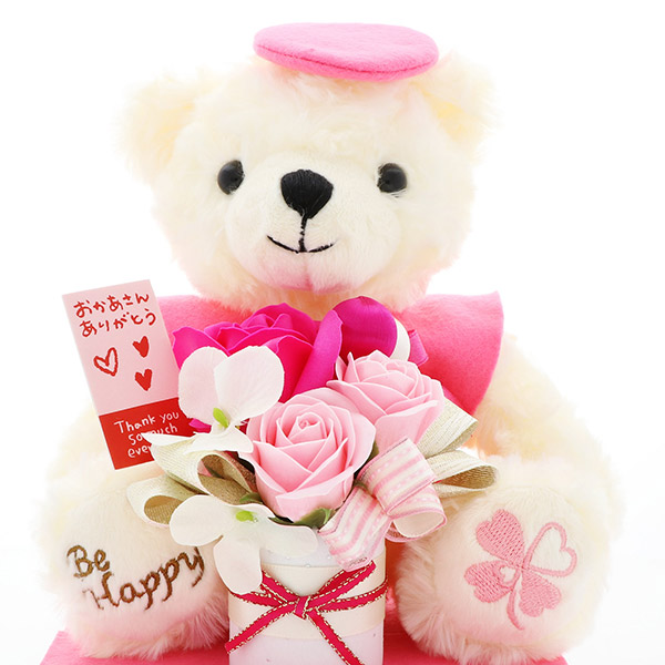 お母さんありがとう ソープフラワー ピンク