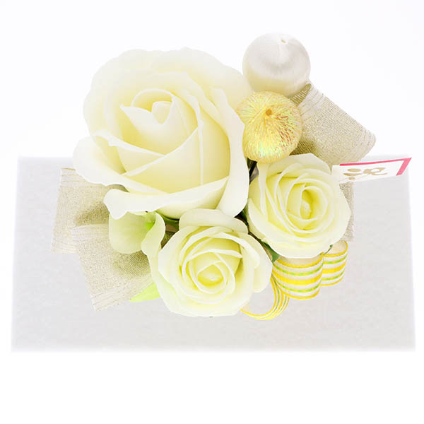 99歳 【白寿】 誕生日 長寿祝い ソープフラワー くま