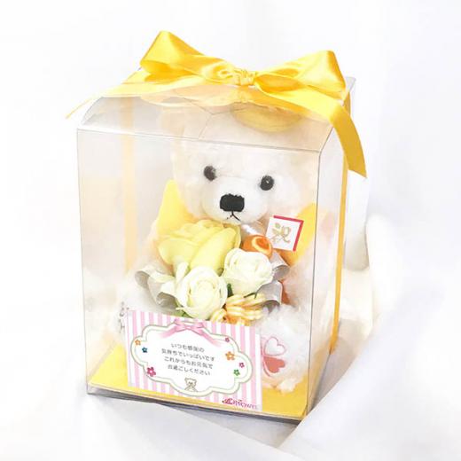 80歳 【傘寿】 88歳 【米寿 】 誕生日 長寿祝い ソープフラワー くま