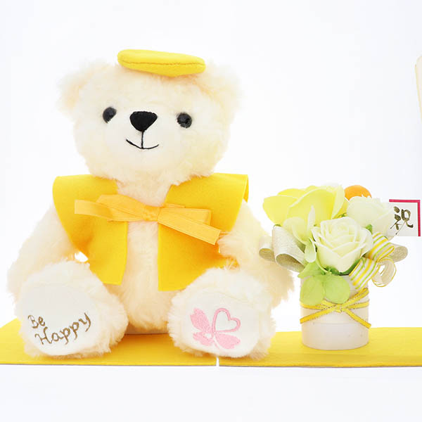 80歳 【傘寿】 88歳 【米寿 】 誕生日 長寿祝い ソープフラワー くま