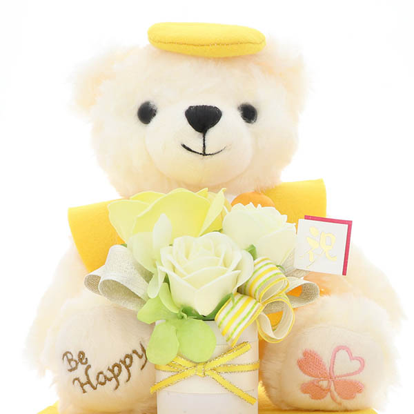 80歳 【傘寿】 88歳 【米寿 】 誕生日 長寿祝い ソープフラワー くま