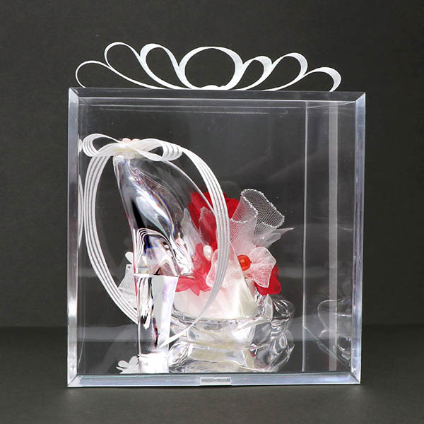 プリザーブドフラワー シンデレラ ガラスの靴 プリンセスカラー