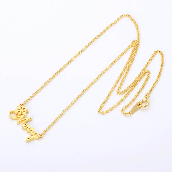 花束&メッセージネックレス(MERRY)セット  ソープフラワー 色が選べる(4色)