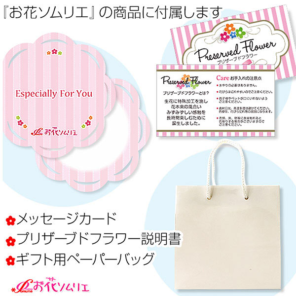 マリークヮントハンカチ&プリザーブドフラワーセット(ラッピング付き)