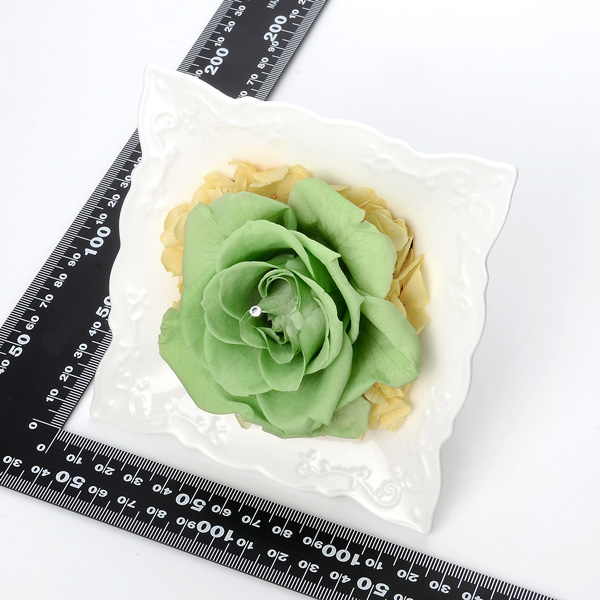 お祝い ローズ プリザーブドフラワー グリーン