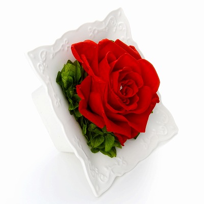お祝い ローズ プリザーブドフラワー レッド