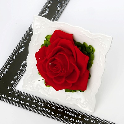 お祝い ローズ プリザーブドフラワー レッド