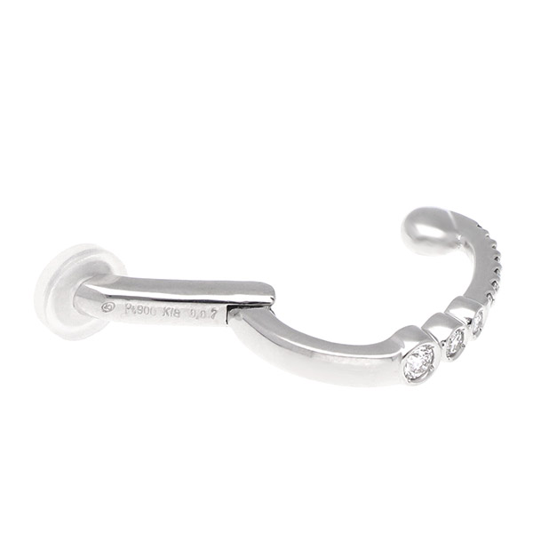 プラチナクリップイヤリング