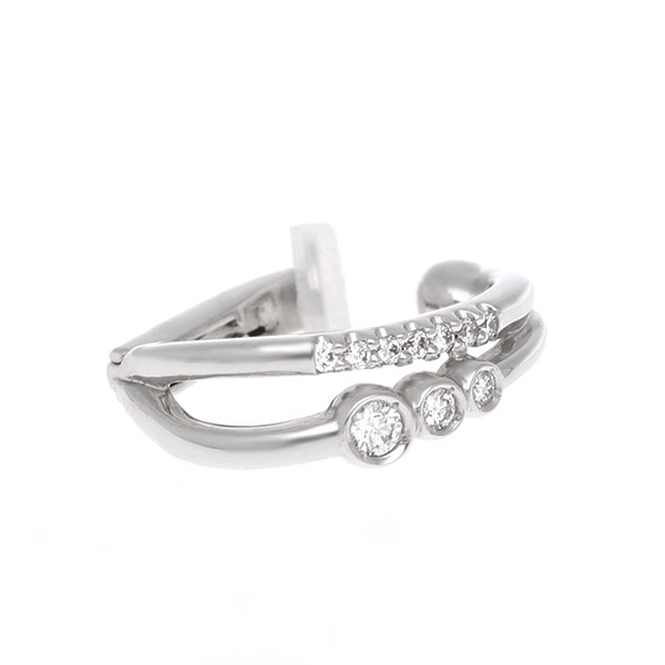 プラチナクリップイヤリング