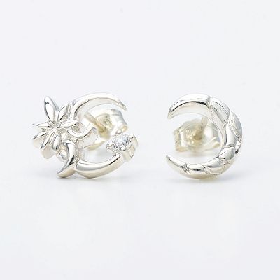 シルバースタッドピアス