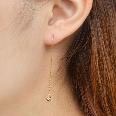 イエローゴールドアメリカンピアス