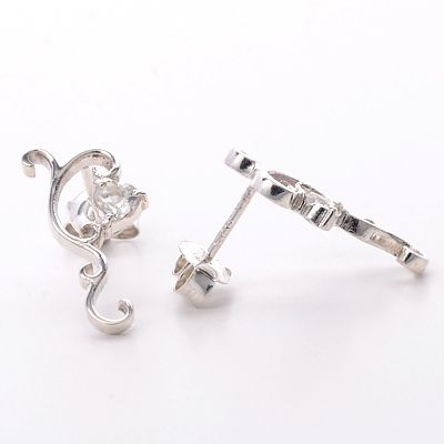 シルバースタッドピアス