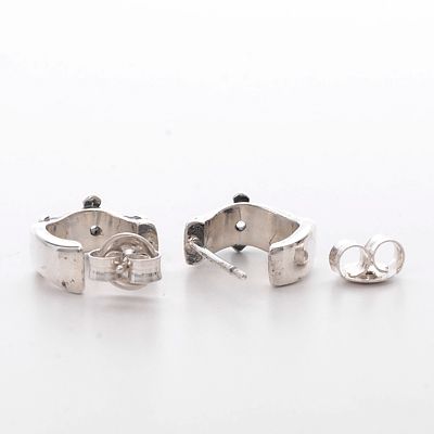 シルバーフープピアス