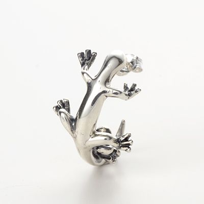 シルバーフープピアス