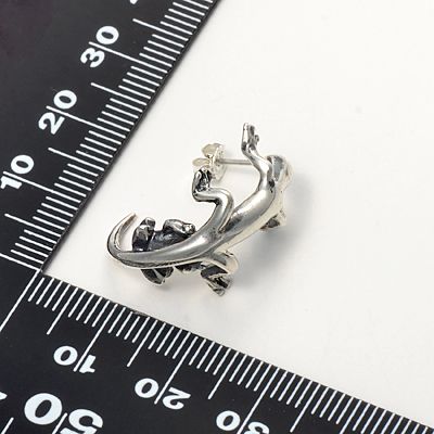 シルバーフープピアス