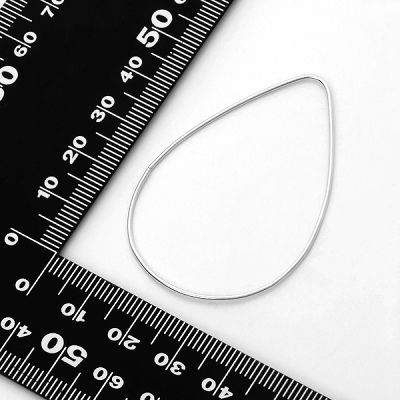 シルバーフープピアス