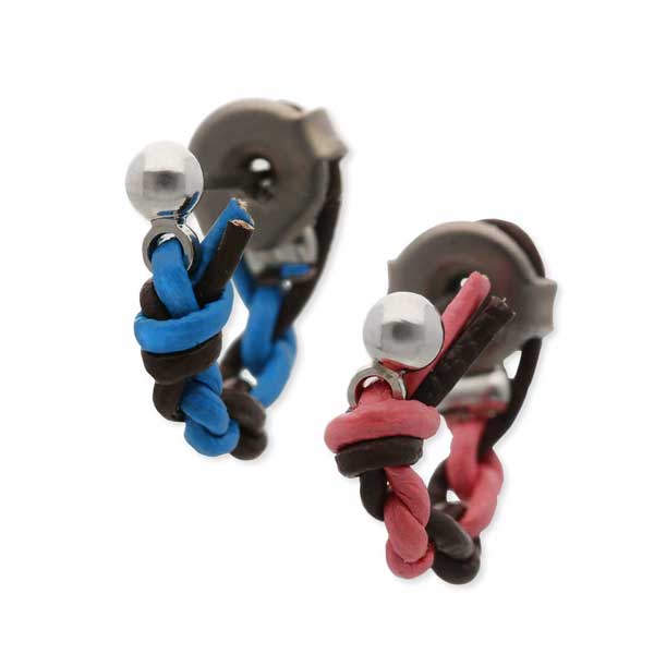 レザーペアピアス