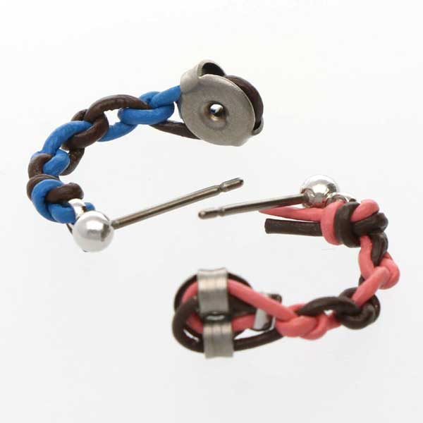 レザーペアピアス