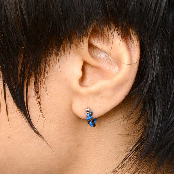 レザーペアピアス