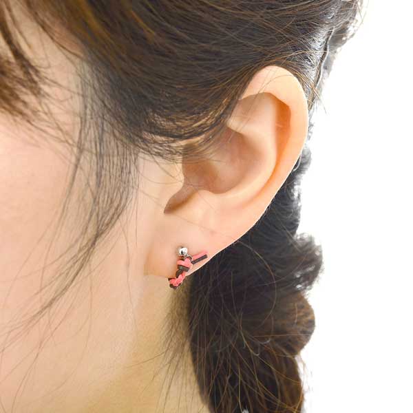 レザーペアピアス